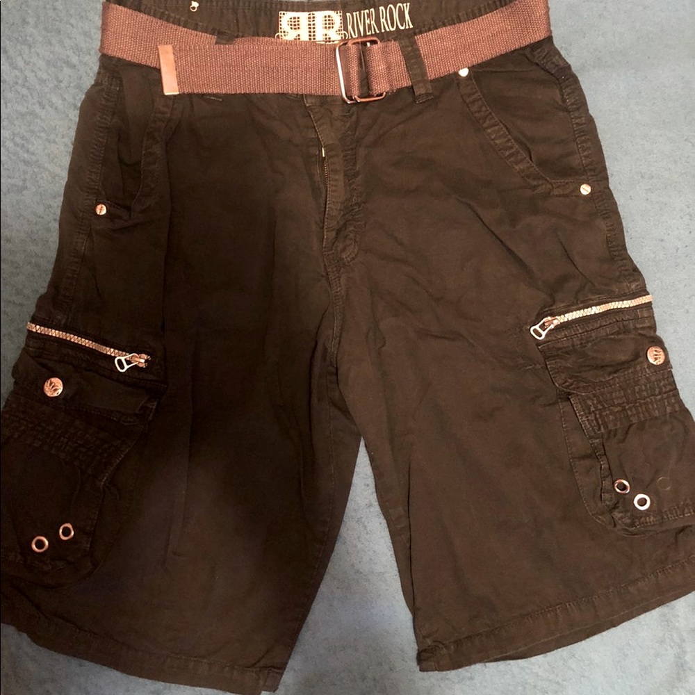 Black comfy shorts.
